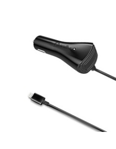 Celly CAR CHARGER 2.1A IPAD MFI MP3, Telefono cellulare, Tablet Nero Accendisigari Auto