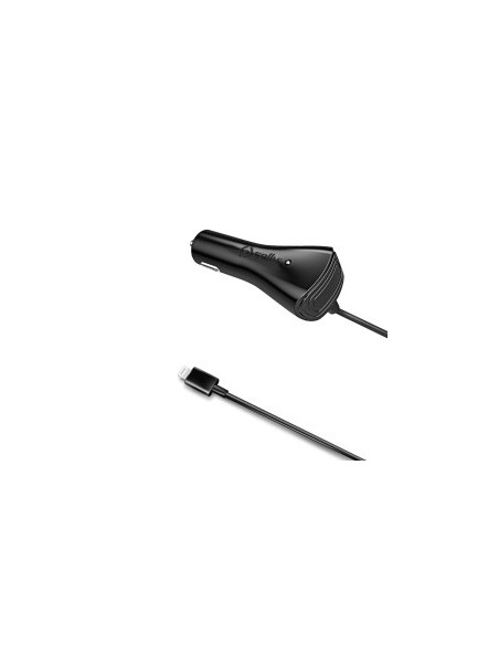 Celly CAR CHARGER 2.1A IPAD MFI MP3, Telefono cellulare, Tablet Nero Accendisigari Auto