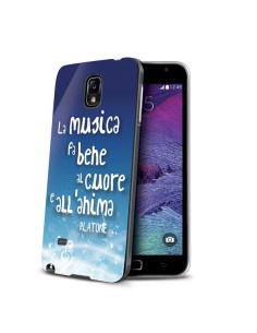 Celly CDCOVGN4PLA custodia per cellulare 14,5 cm (5.7") Cover Multicolore