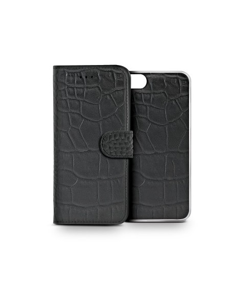 Celly CROCOAIPH5BK custodia per cellulare 10,2 cm (4") Custodia a borsellino Nero