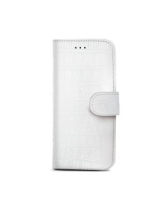 Celly CROCOWIPH6PWH custodia per cellulare 14 cm (5.5") Custodia a borsellino Bianco