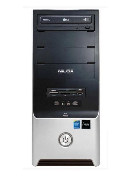 Nilox DC.3250.4GB PC Intel® Pentium® G G3250 DDR3-SDRAM 500 GB HDD FreeDOS Midi Tower Nero