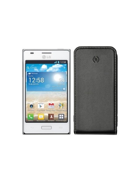 Celly FACE256 custodia per cellulare Custodia flip a libro Nero