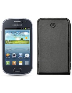 Celly FACE312 custodia per cellulare Custodia flip a libro Nero