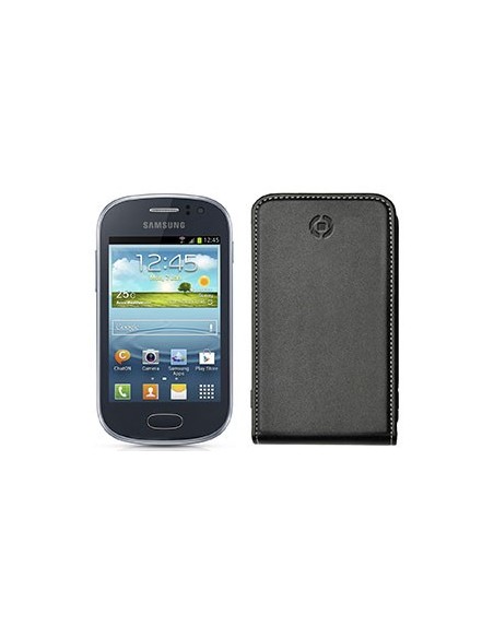 Celly FACE312 custodia per cellulare Custodia flip a libro Nero