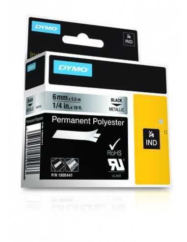 Dymo NASTRO 6MMX 5 5M POLIESTERE NE MET D1 RHINOPRO 1805441 0071701059963 MATERIALE DI CONSUMO