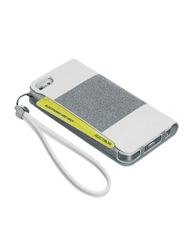 Celly GLAMme custodia per cellulare 10,2 cm (4") Custodia a libro Argento, Bianco