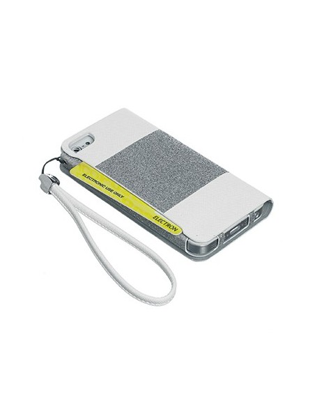 Celly GLAMme custodia per cellulare 10,2 cm (4") Custodia a libro Argento, Bianco