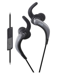 JVC HA-ETR40-B-E cuffia e auricolare Cablato In-ear Sport Nero, Grigio