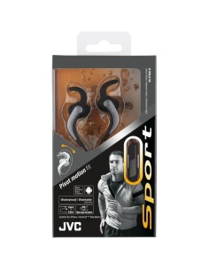 JVC HA-ETR40-B-E cuffia e auricolare Cablato In-ear Sport Nero, Grigio 2