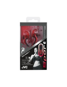 JVC HA-ETR40-R-E cuffia e auricolare Cablato In-ear Sport Nero, Rosso 2