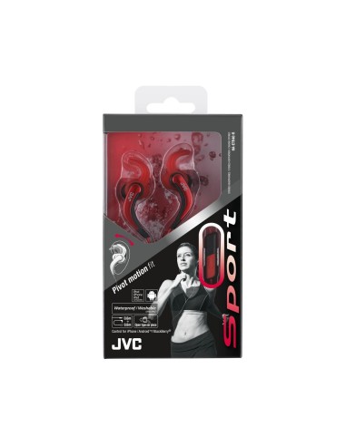 JVC HA-ETR40-R-E cuffia e auricolare Cablato In-ear Sport Nero, Rosso
