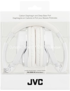 JVC HA-S660 Cuffie Cablato A Padiglione MUSICA Bianco 2