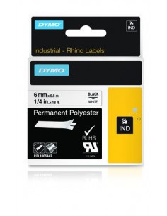 Dymo NASTRO 6MMX5.5M POLIESTERE NE BI D1 RHINOPRO 1805442 0071701059970 MATERIALE DI CONSUMO