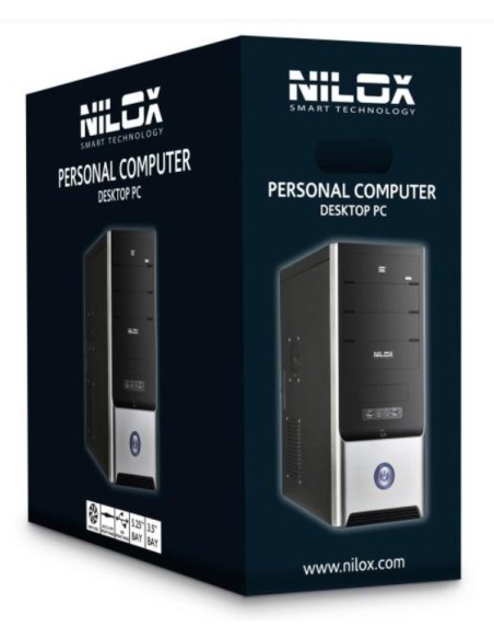 Nilox I3.4160.4GB PC Intel® Core™ i3 i3-4160 DDR3-SDRAM 500 GB HDD FreeDOS Midi Tower Nero