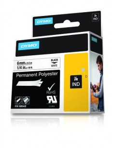 Dymo NASTRO 6MMX5.5M POLIESTERE NE BI D1 RHINOPRO 1805442 0071701059970 MATERIALE DI CONSUMO 2