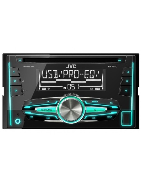 JVC KW-R510E Ricevitore multimediale per auto Nero