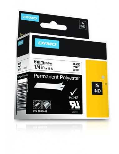 Dymo NASTRO 6MMX5.5M POLIESTERE NE BI D1 RHINOPRO 1805442 0071701059970 MATERIALE DI CONSUMO
