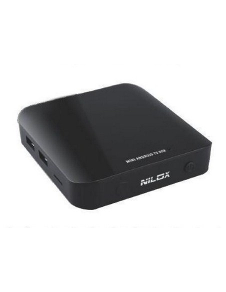 Nilox NXBAP210101 Smart TV box Nero Wi-Fi Collegamento ethernet LAN