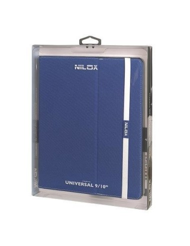 Nilox NXBTU91011 custodia per tablet 25,4 cm (10") Custodia a libro Blu