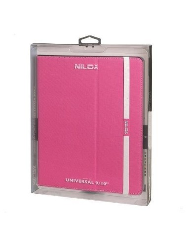 Nilox NXBTU91012 custodia per tablet 25,4 cm (10") Custodia a libro Rosa