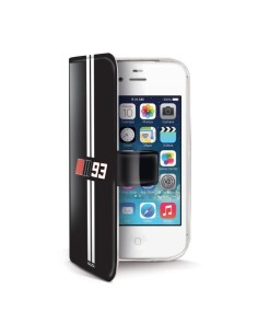 Nilox NXMM93AI4B custodia per cellulare Custodia a libro Nero