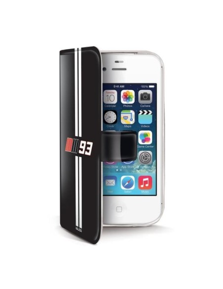 Nilox NXMM93AI4B custodia per cellulare Custodia a libro Nero