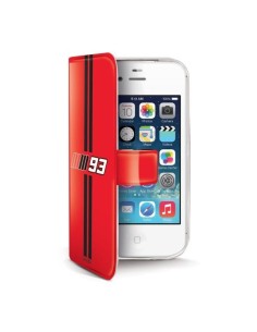 Nilox NXMM93AI4R custodia per cellulare Custodia a libro Rosso