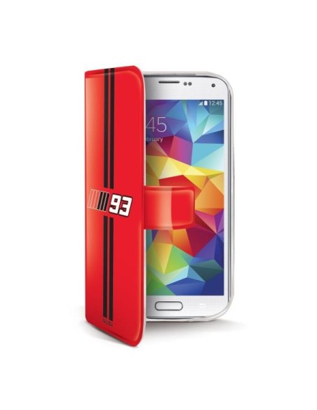 Nilox NXMM93AS5R custodia per cellulare Custodia a libro Rosso