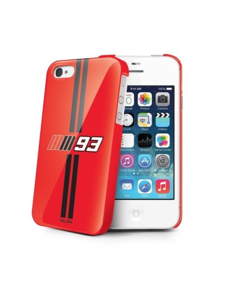 Nilox NXMM93CI4R custodia per cellulare Cover Rosso