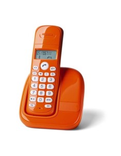 Nilox Vivavoce Telefono DECT Identificatore di chiamata Arancione