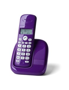 Nilox Vivavoce Telefono DECT Identificatore di chiamata Viola