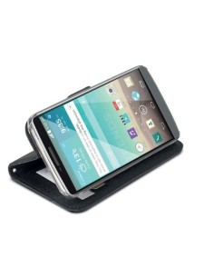 Celly ONDAG3BK custodia per cellulare 14 cm (5.5") Custodia a borsellino Nero 2