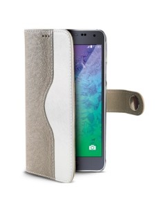 Celly ONDAGAPHGD custodia per cellulare 11,9 cm (4.7") Custodia a borsellino Oro