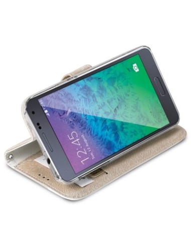 Celly ONDAGAPHGD custodia per cellulare 11,9 cm (4.7") Custodia a borsellino Oro