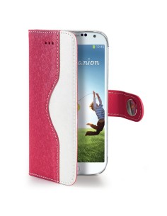 Celly ONDAGS4PK custodia per cellulare Custodia a borsellino Rosa, Bianco