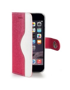 Celly ONDA custodia per cellulare Custodia a borsellino Rosa, Bianco