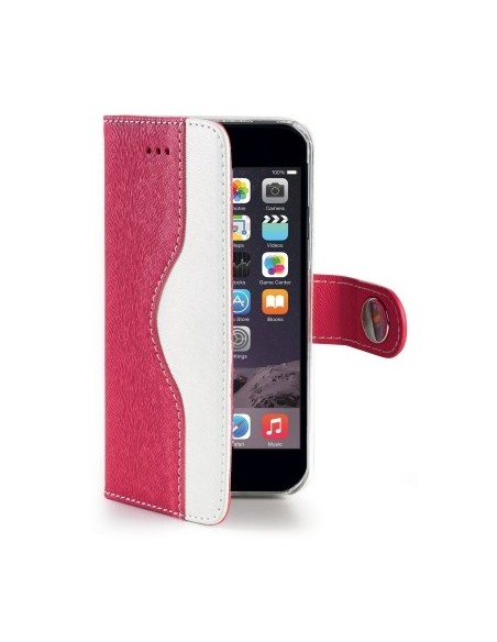 Celly ONDA custodia per cellulare Custodia a borsellino Rosa, Bianco