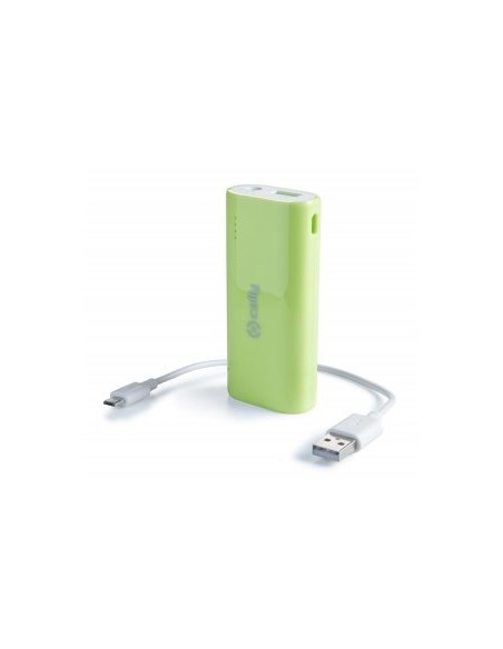 Celly PB3600G batteria portatile 3600 mAh Verde