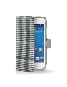 Celly PDPAGECOREPBK custodia per cellulare Custodia a borsellino Nero, Bianco