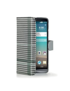 Celly PDPAGEG3BK custodia per cellulare Custodia a borsellino Nero, Bianco