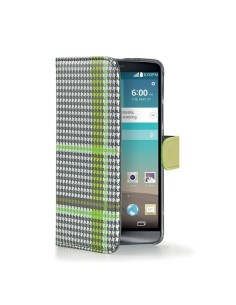 Celly PDPAGEG3GR custodia per cellulare Custodia a borsellino Nero, Verde, Bianco