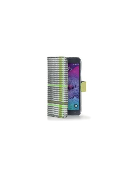 Celly PDPAGEGN4GR custodia per cellulare Custodia a borsellino Nero, Verde, Bianco
