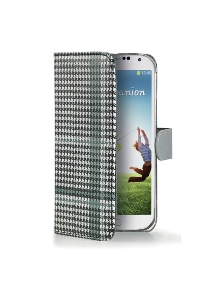 Celly PDPAGEGS4BK custodia per cellulare Custodia a borsellino Nero, Bianco
