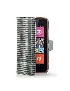 Celly PDPAGEL630BK custodia per cellulare Custodia a borsellino Nero, Bianco