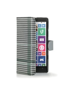 Celly PDPAGEL930BK custodia per cellulare Custodia a borsellino Nero, Bianco