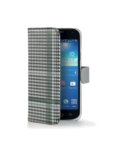 Celly PDPAGES4MBK custodia per cellulare Custodia a borsellino Nero, Bianco