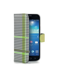 Celly PDPAGES4MGR custodia per cellulare Custodia a borsellino Nero, Verde, Bianco