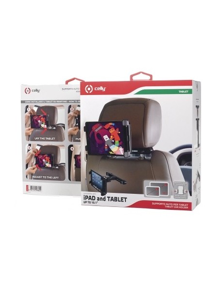 Celly REARTAB2 supporto per personal communication Supporto passivo Tablet UMPC Nero