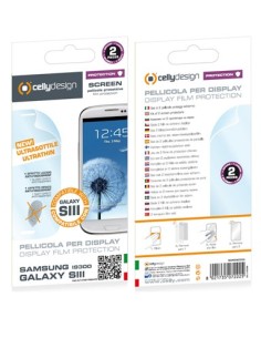 Celly SCREEN232A protezione per lo schermo e il retro dei telefoni cellulari Samsung 2 pz